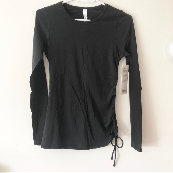 Lululemon Black Cinch It LS - Picture 2 of 4